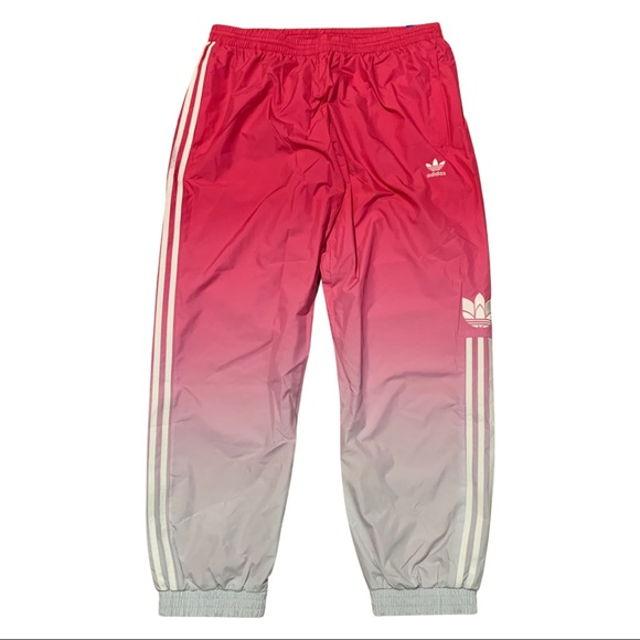 adidas | Pants | Adidas Adicolor 3d Trefoil Pink Ombr Primeblue Track Mens  Pants | Poshmark